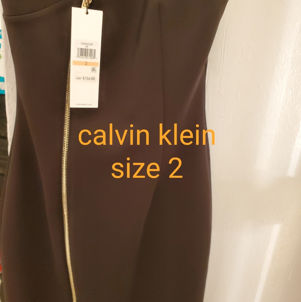 Calvin Klein size 2 black dress